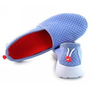 Nike Women's Roshe White/Bright Crimson Loafers & Slip-Ons Shoes Size 8
